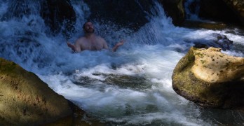 meditation-in-waterfall